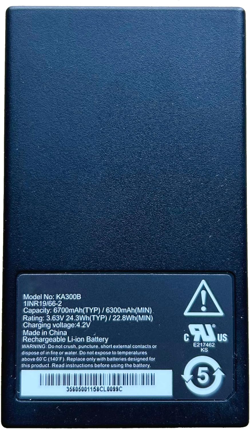 KA300B Battery for TP-Link KASA KC300 Smart Wire-Free Cam 6700mAh