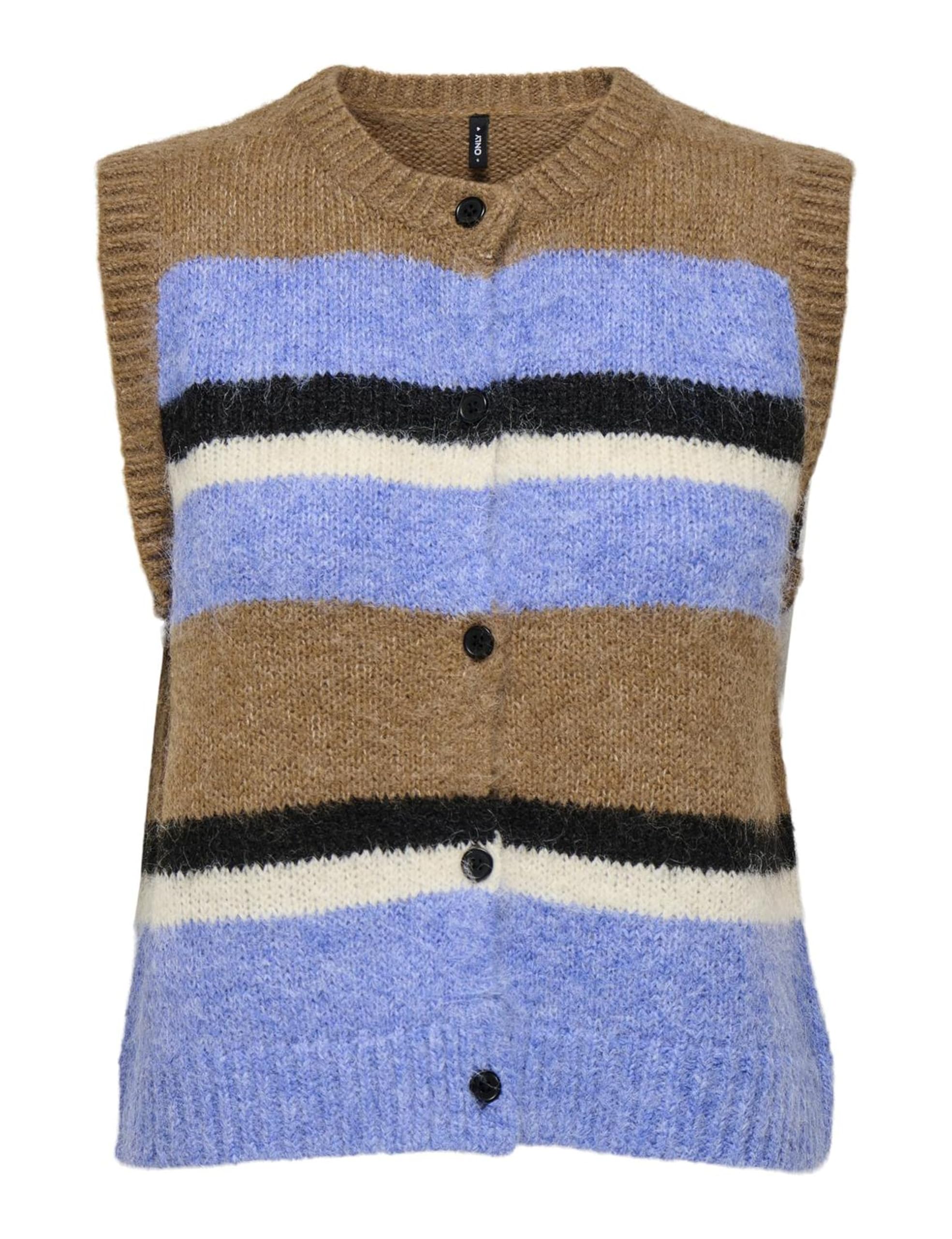 ONLY Damen Onlkallie Sl Button Vest KNT