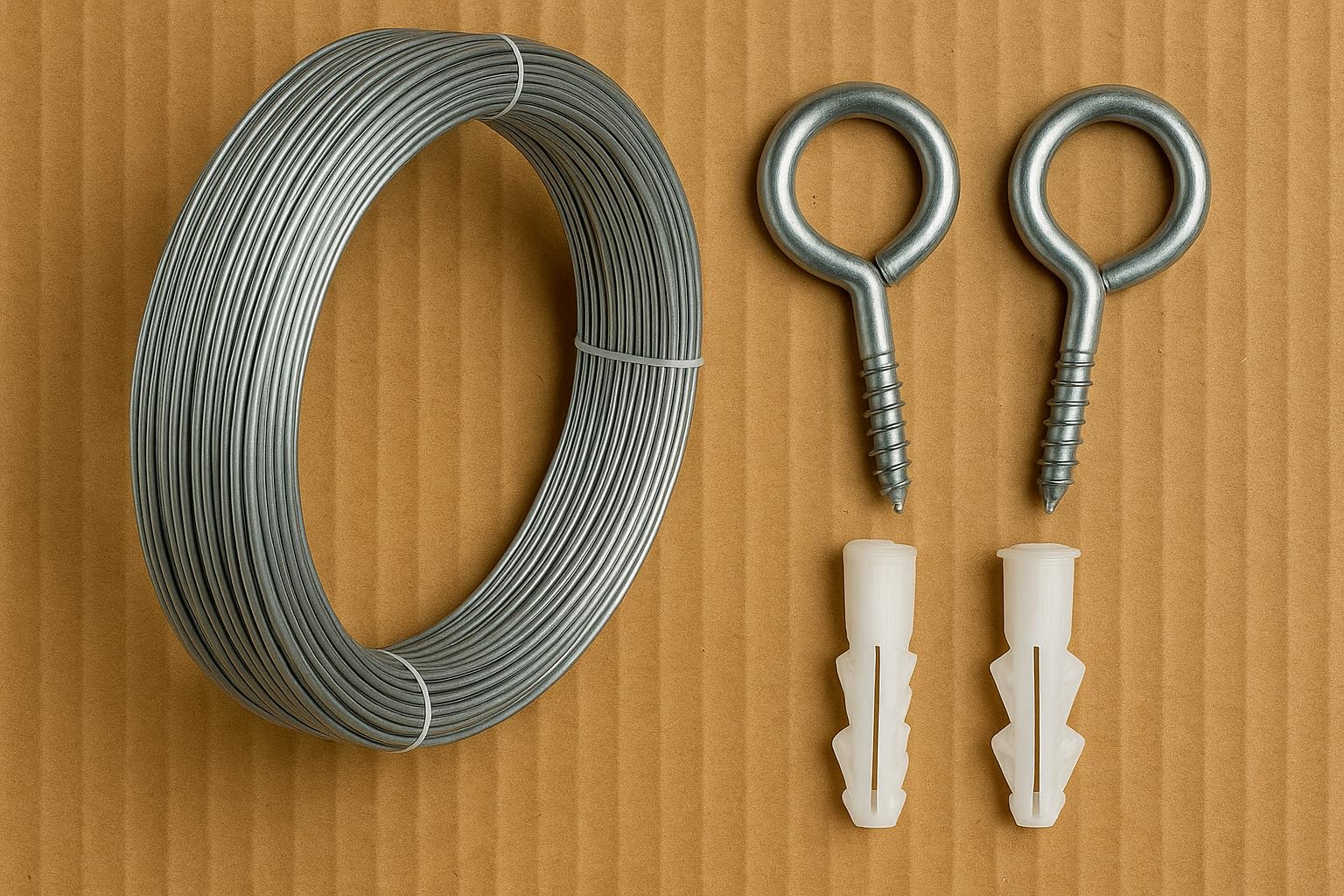 Stainless Steel Wire for Cloth Drying or Multipurpose Use, 2.0mm Thickness (FREE 2 Hooks and 2 Plastic Sleeves) (1, 10 METERS)-image-21