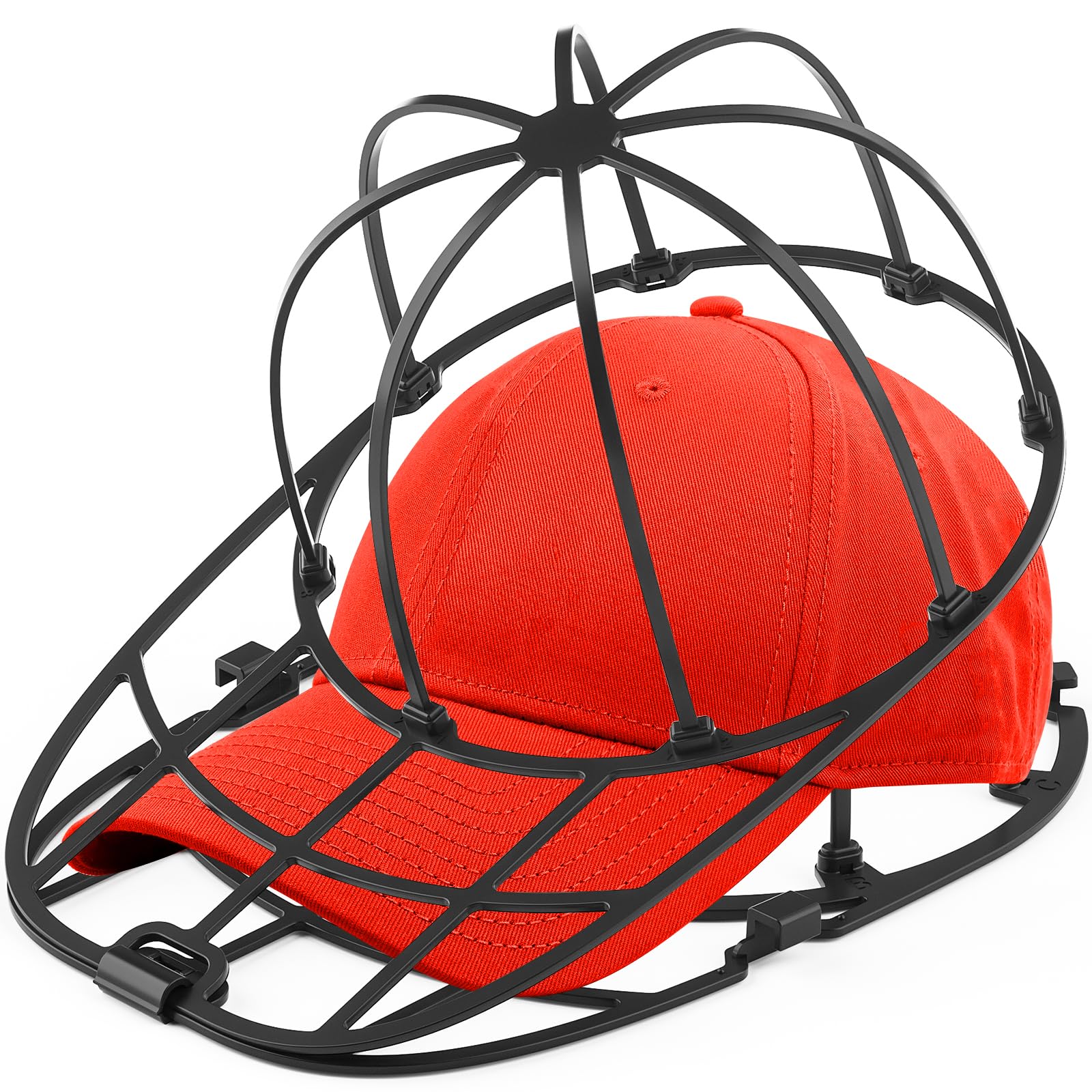Coopache Wäschesack Cap Gestell zum Waschen Form Halter für Waschmaschine und Spülmaschine Hut Reiniger Basecap Waschgestell für Baseballmützen