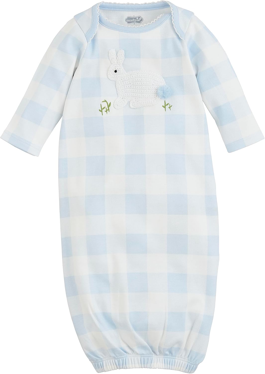 Mud Pie baby-girls Mud Pie Bunny Crochet Gown