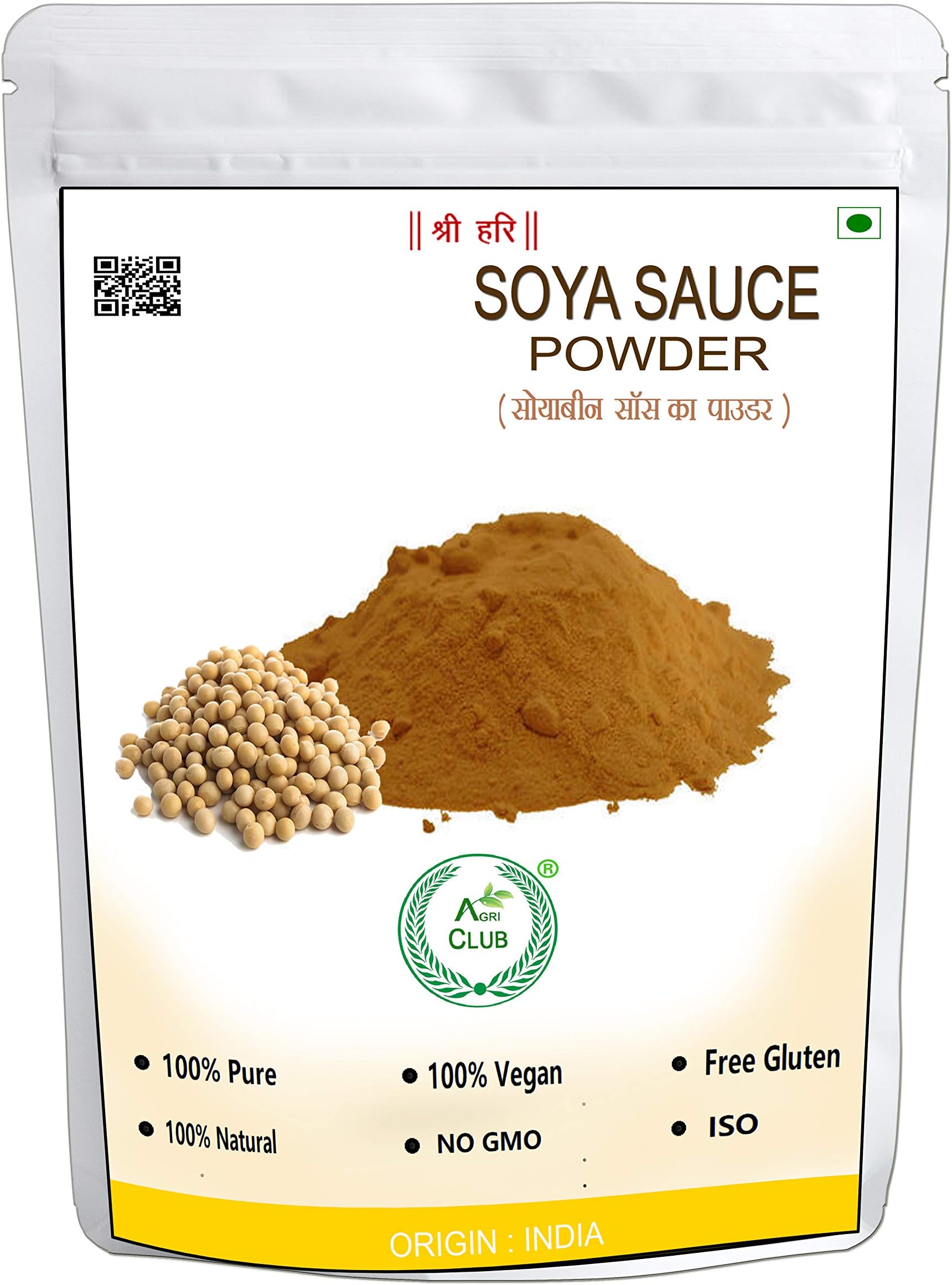 Soya Sauce Powder 400gm | 100% Natural | High Protein | Agri Club