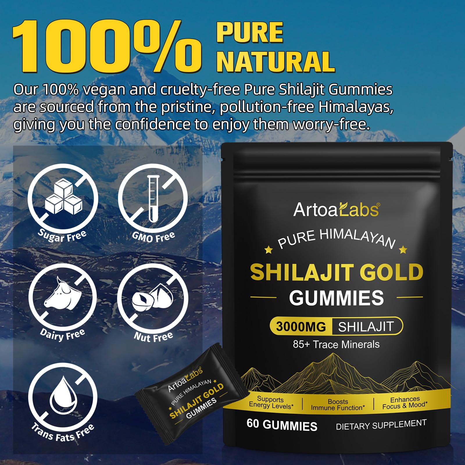Himalaya Shilajit Gummibearchen 2 Pack