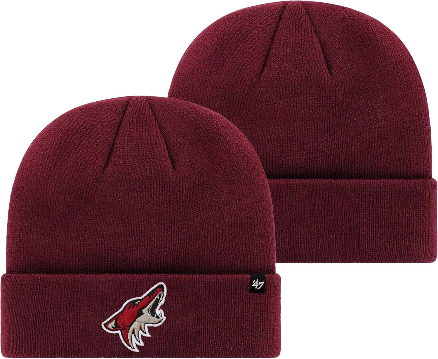 '47 MLB Unisex-Adult Primary Logo Cuffed Knit Primary Logo Team Color Beanie Hat Cold Weather Hat, One Size