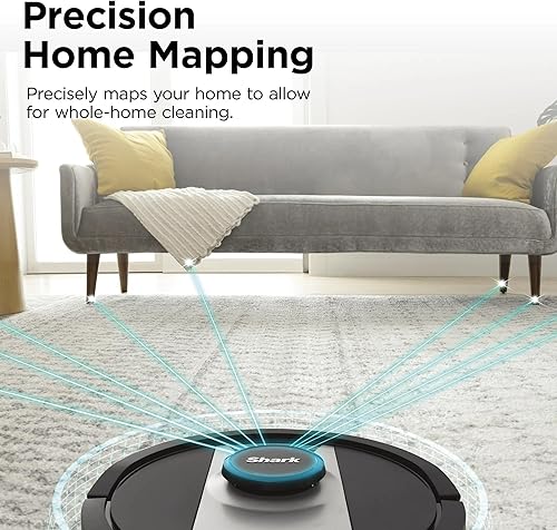 Miniatura 6 de Shark RV2400WD IQ - Robot aspirador y trapeador 2 en 1 con limpieza matriz y trapeador sónico, perfecto para pelo de mascotas, alfombras, suelos