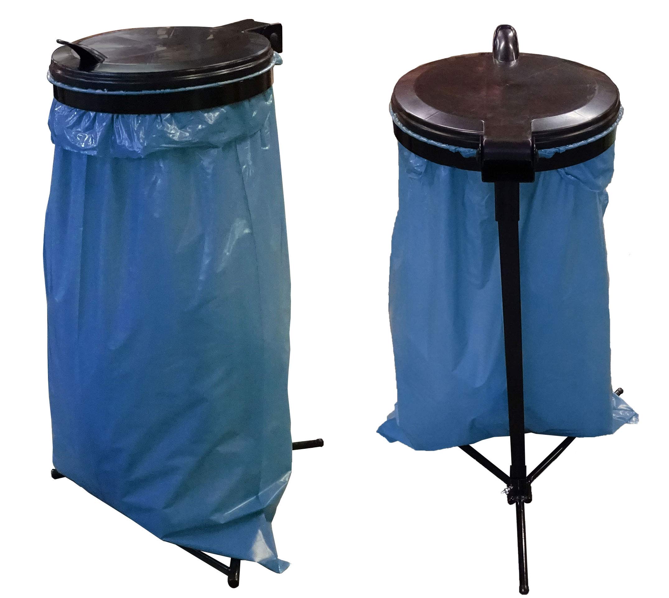 QUICK STAR Müllsackständer 120 Liter Gelber-Sack Müllbeutelhalter