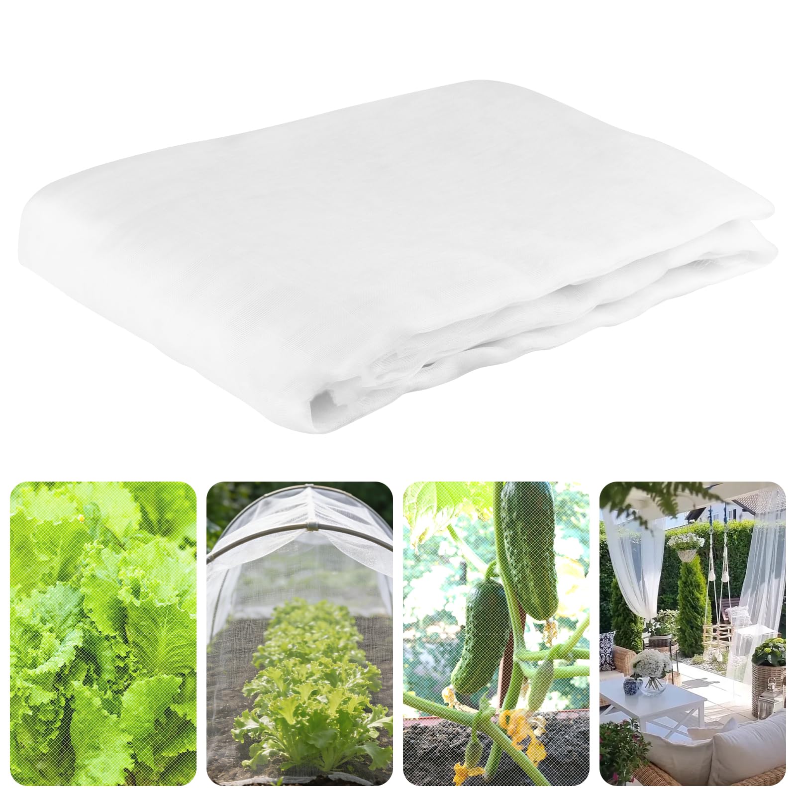 WEXFFU Garden Netting, 3x5M Bird Netting for Garden, Extra Strong Woven Mesh, Butterfly & Bird Protection, Reusable Bird Net for Protecting Vegetables Fruits Flower Ponds Against Bird Animals Pests โ image 1