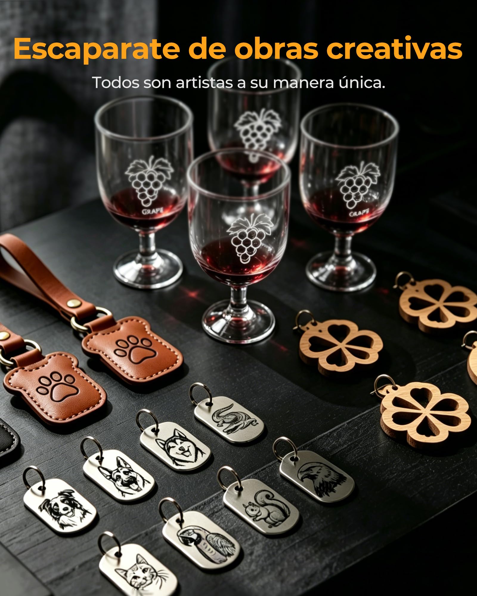 ACMER T1 6w MáQuina de Grabadora Laser, Mini Cortadora LáSer PortáTil, Laser Engraver de Alta PrecisióN de 0,01 Mm, áRea de Trabajo de 130 X 130 mm, Grabado LáSer para Madera, Cuero, Vidrio, Metal