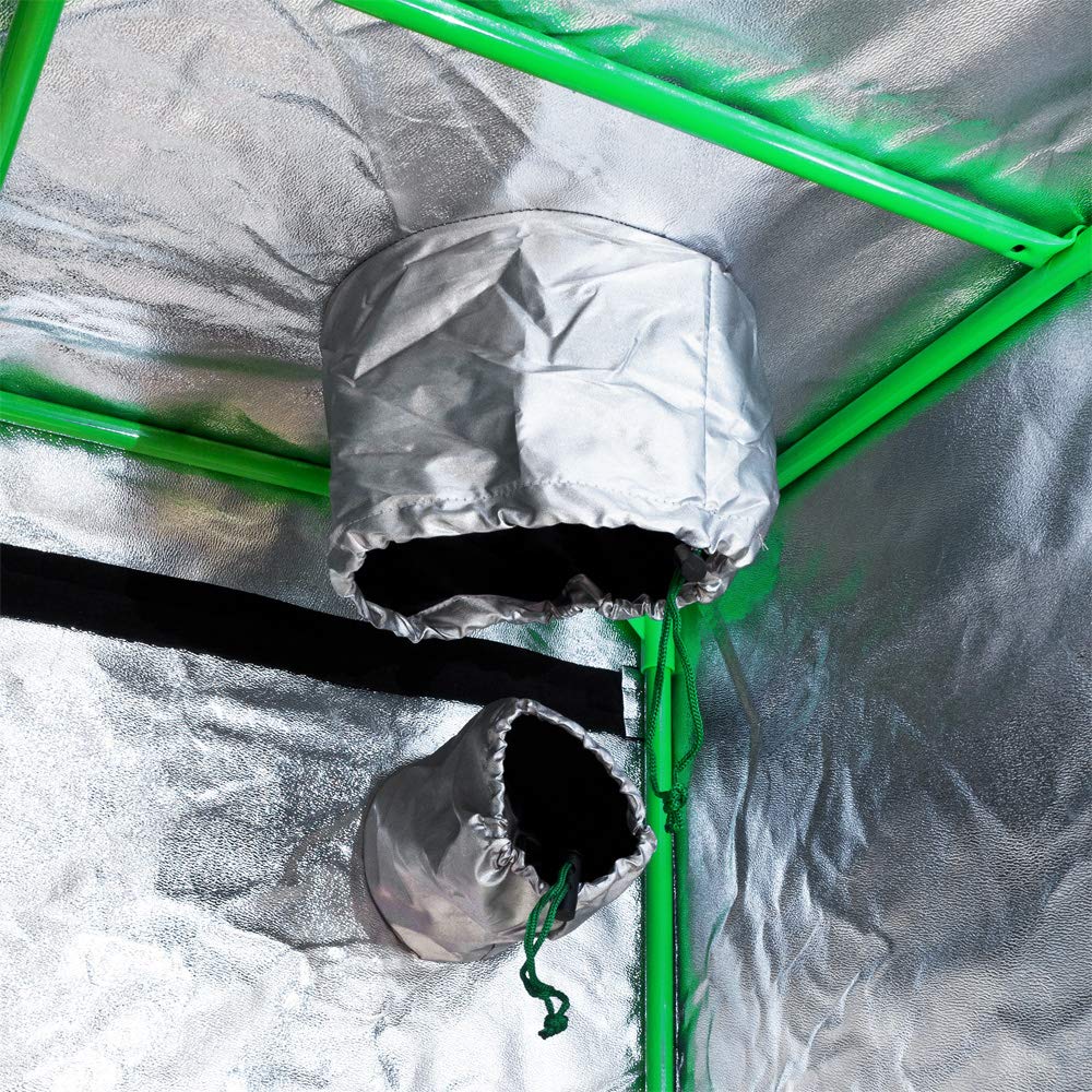 Kingpower 60 x 60 x 180cm Hidroponía Grow Tent Caja de Cultivo Interior Invernadero Tienda de Cultivo Gabinete de cría
