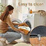 Orthopedic Toast Dog Bed Medium Sizes, Waterproof Dog/Cat Bed for Small/Medium Dog/Cat Bed The Pet Bed Washable Removable Cover and Non-Slip Bottom Bolster Puppy Kitten Washable Pet Bed (Medium)