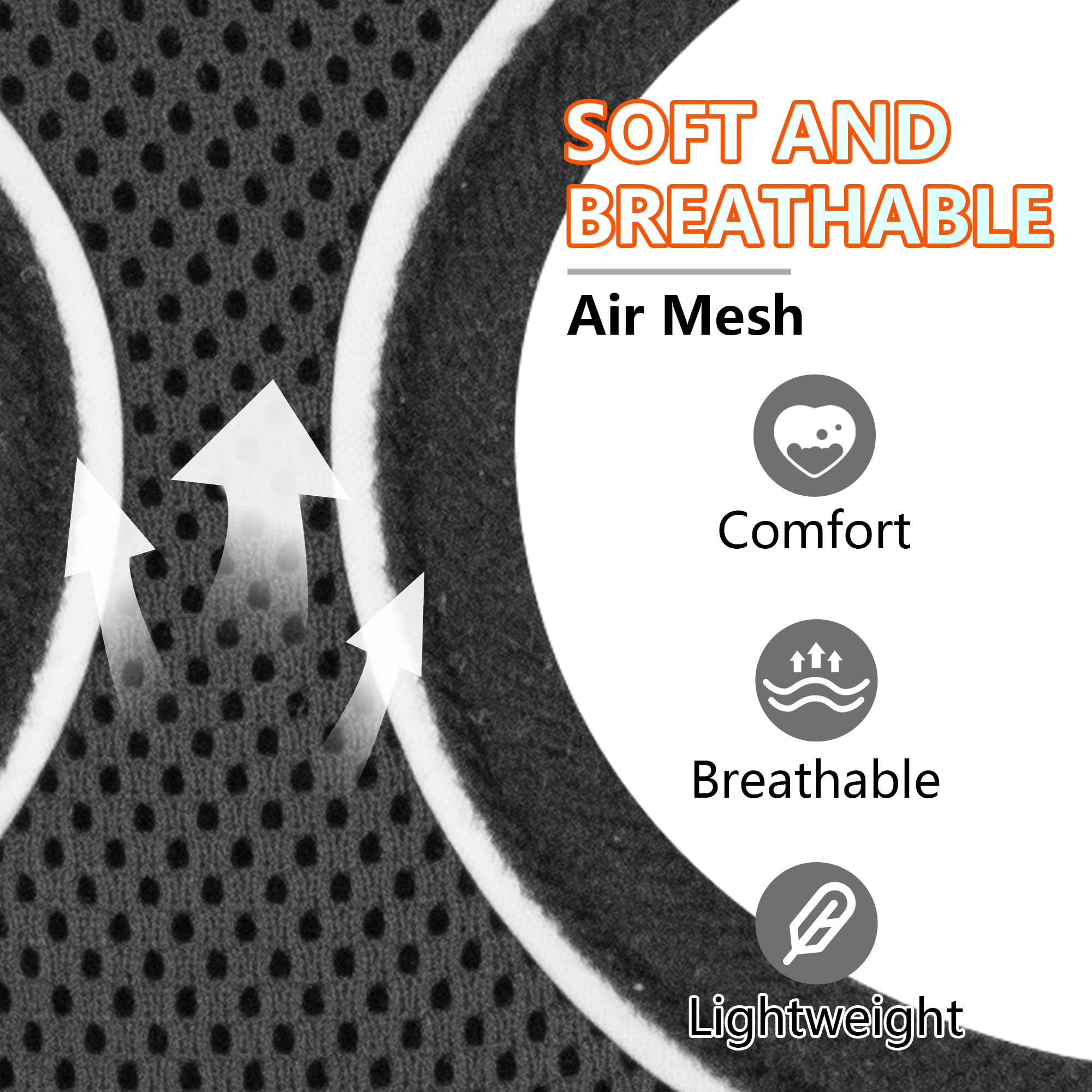 AIITLE Puppy Dog Harness, Triple-Layer Breathable Mesh, Adjustable Fit & Reflective Design - Image 3