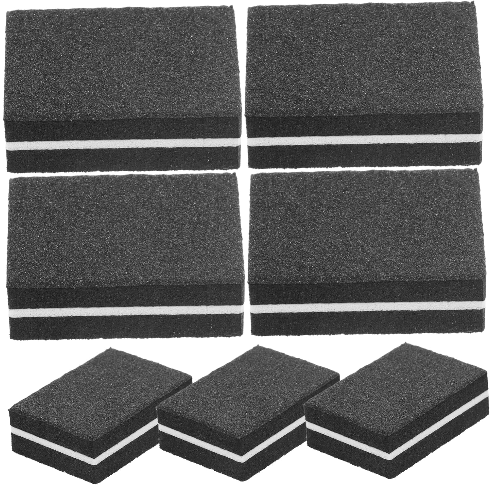 Healvian 250piezas Bloques De Esponja Para Lijado De Uñas De Pulidores Dobles Para Manicura y Pedicura Herramientas De Lijado Para Uñas De Manicura Compactos y Portátiles
