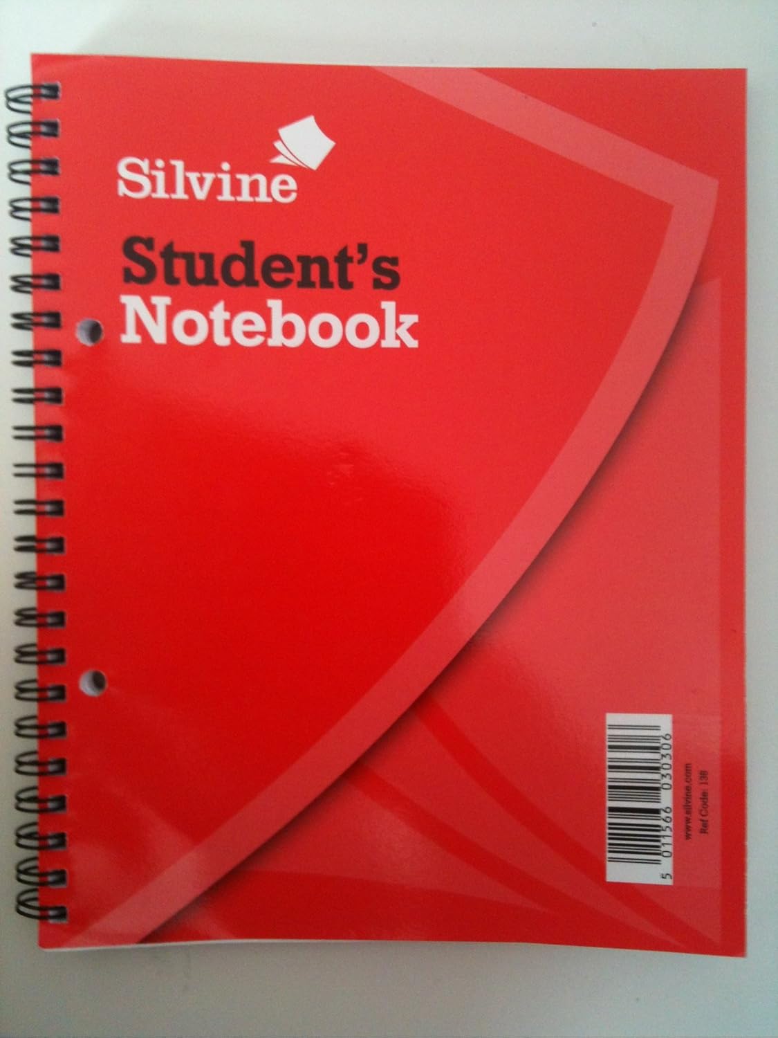 Silvine Students Notebook Wire Bound Lined A5 20.5cm x 16cm