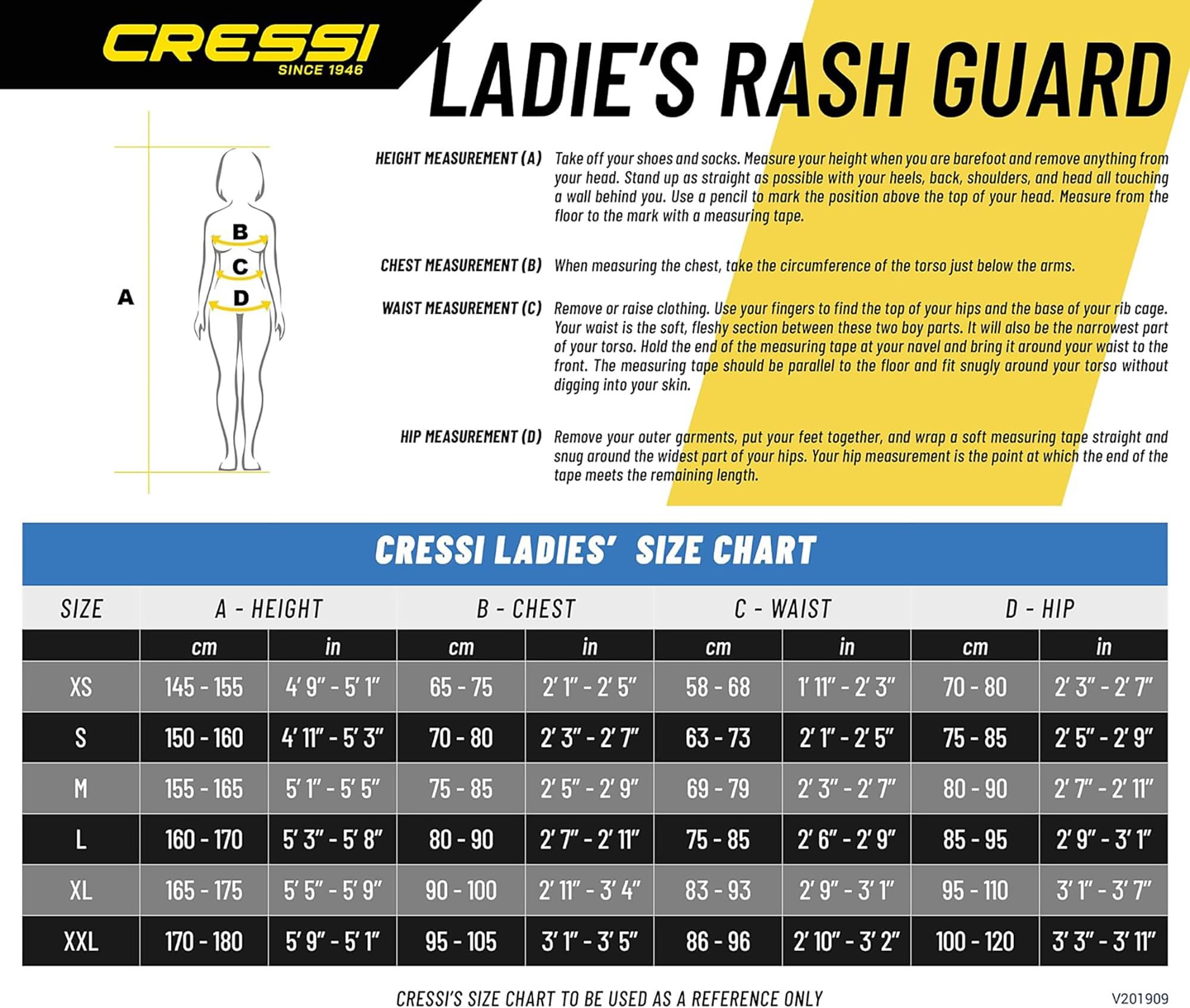 Cressi Damen Rash Guard Lady SL