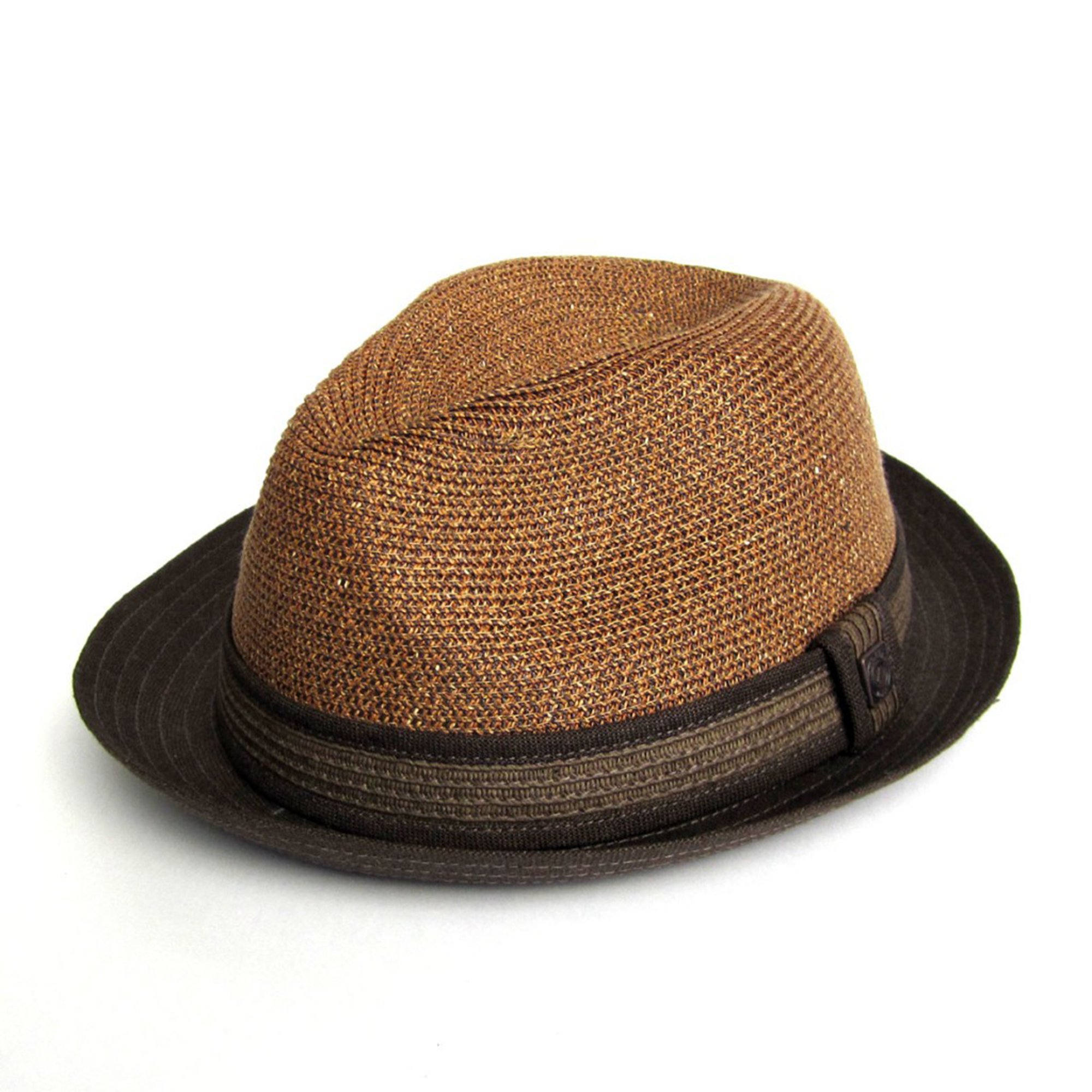 Mens Summer Linen Trilby Hat