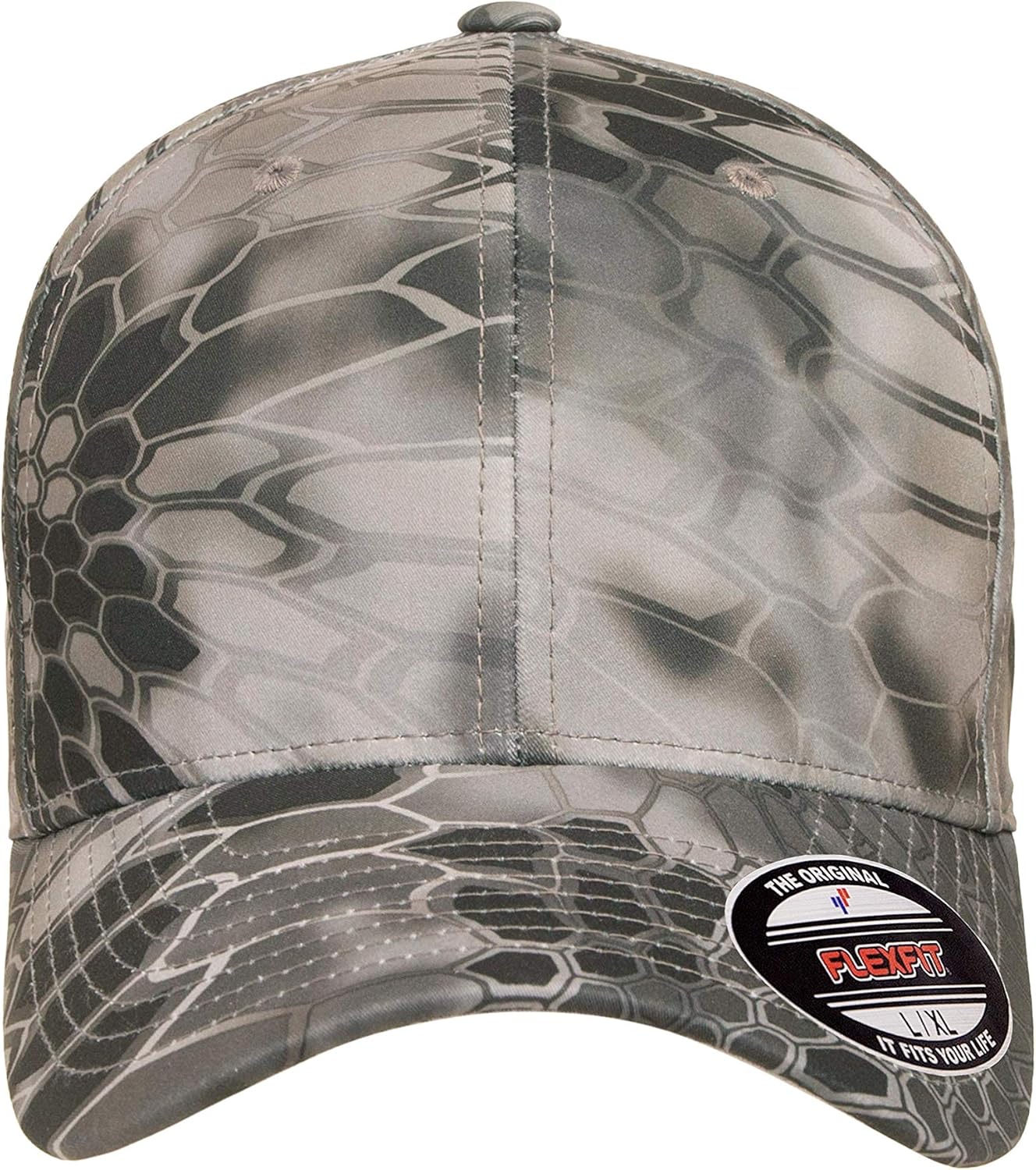 Flexfit Unisex Kryptek Baseball Cap, Raid, Large-X-Large Black
