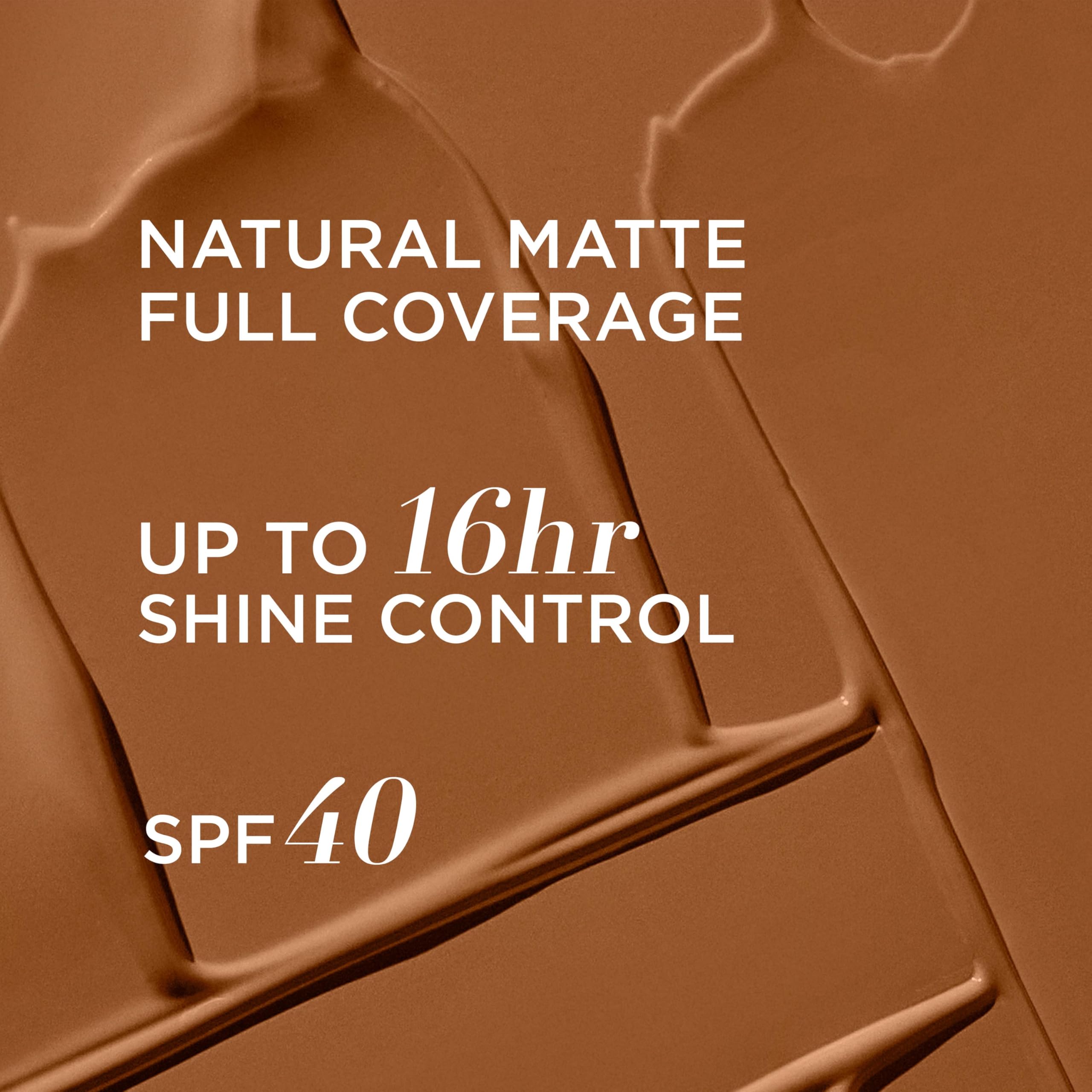 IT Cosmetics Full Coverage Foundation, Natural Matte, Made with Hyaluronic Acid, SPF 40 Protection, Your Skin But Better CC+ - Image 3