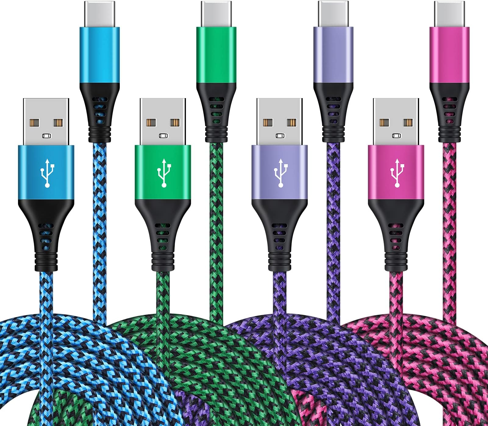 for iPhone 16e 17e 17 Pro Max Air, 6FT Fast USB Type C Cable Phone Charger Charging Cord for iPhone 16e, 16, 16 Pro Max, 16 Pro, 16 Plus, 15, 15 Pro Max Plus, LG Stylo 4, Car Carplay Power Cord Wire