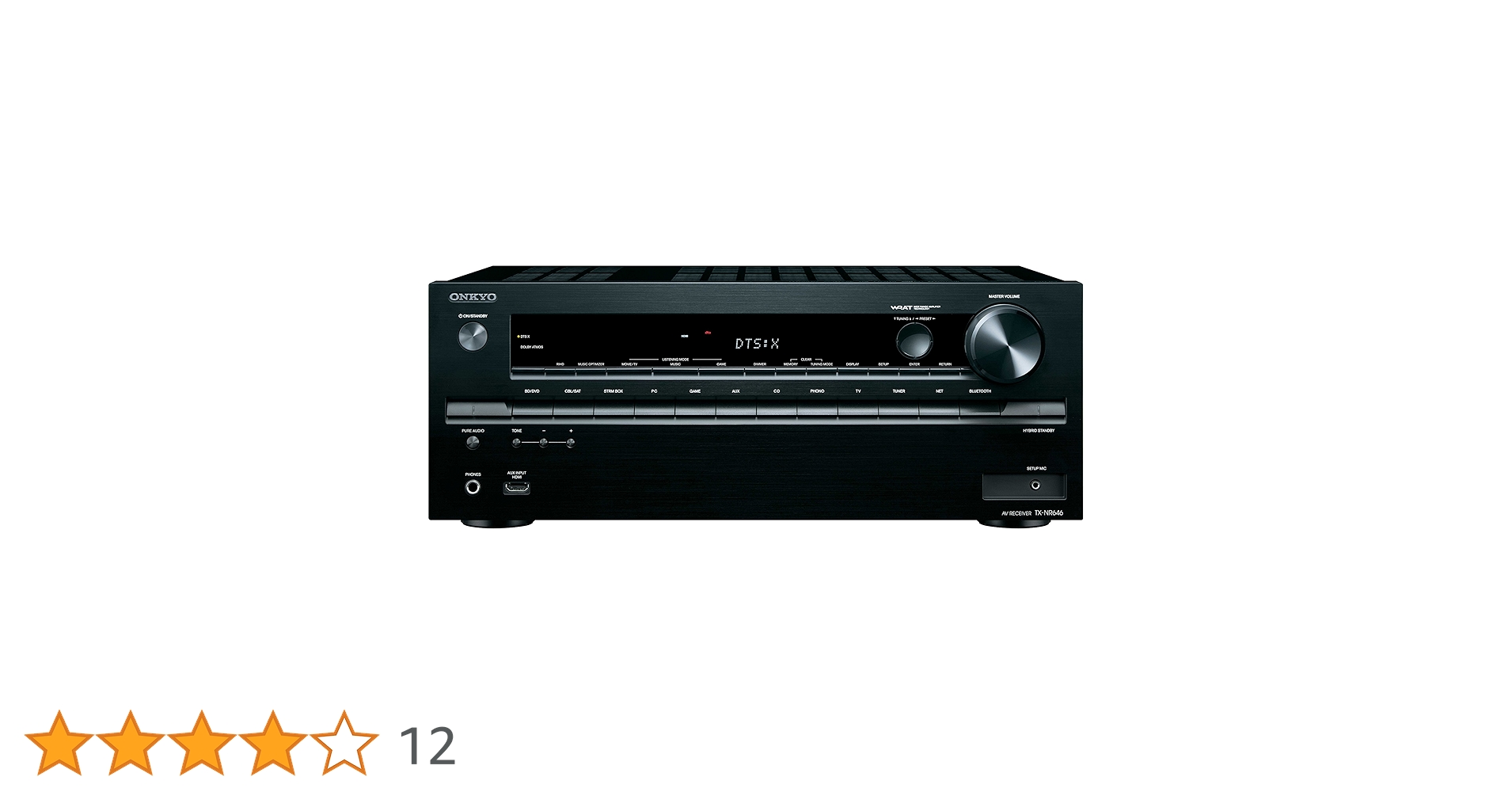 Amazon.co.jp: ONKYO 7.2ch対応AVセンター TX-NR646(B) : 家電