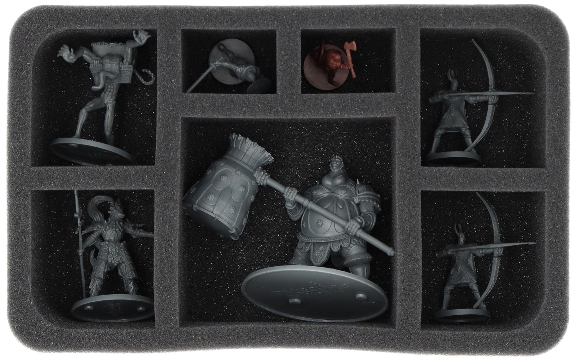 Torba Feldherr MEDIUM PLUS kompatybilna z Dark Souls: The Sunless City - Bezpieczne przechowywanie i wygodny transport miniatur i materiałów do gry z zestawu podstawowego.