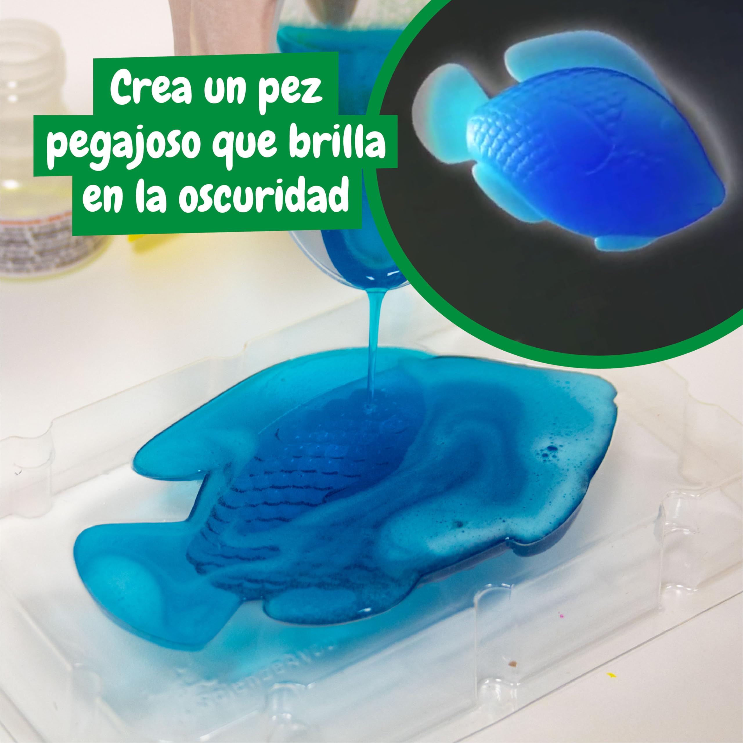 Science4you Fabrica de Slime para Niños 7 8 9+ Años – Kit Completo com 10 ASMR Experimentos, Hace Slimes Que Brillan en La Obscuridad, Juguetes y Regalos Educativos para Niñas y Niños 7 8 9+ Años