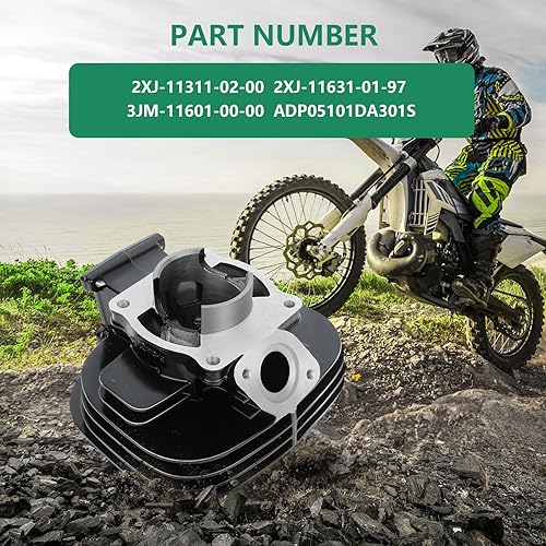 Miniatura 10 de SCITOO Culatas de motor para Honda S65 SL70 XL70 XR70R C70 CL70 CL70 CRF70F CT70 NUEVO Cilindro pistón anillos y kit de juntas