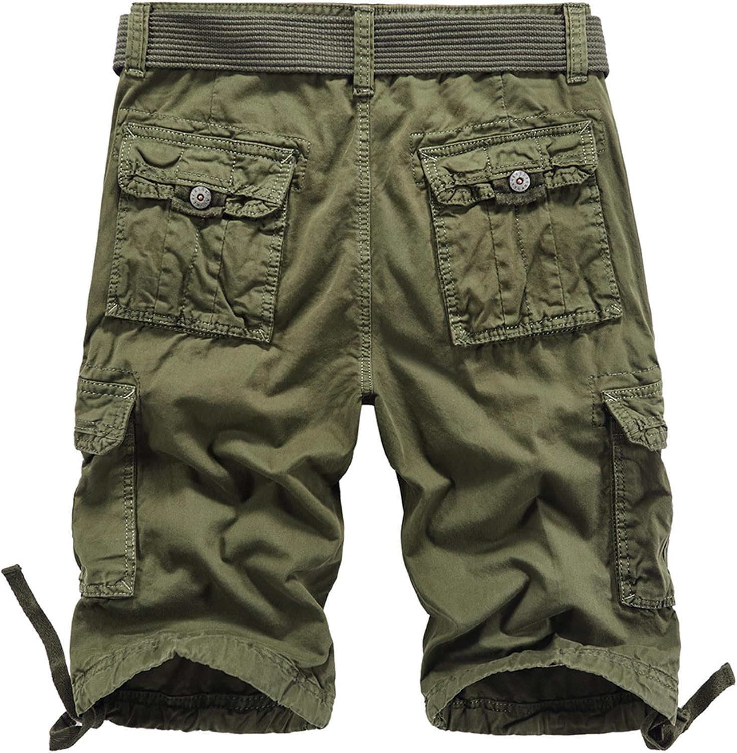 DGHM-JLMY Men Military Cargo Shorts with Pockets Lightweight Relaxed Fit Outdoor Hiking Shorts Multi Pocket Casual Work Short