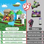 ToyUnited Magnetic Blocks 100 Pieces Build Waterfall Forest Castle, Cute Fun Magnetic Building Cubes Blocks, Sensory Toys for Toddlers Kids Aged 3 for 3 4 5 6 7 8 9 Year Old Boys Girls