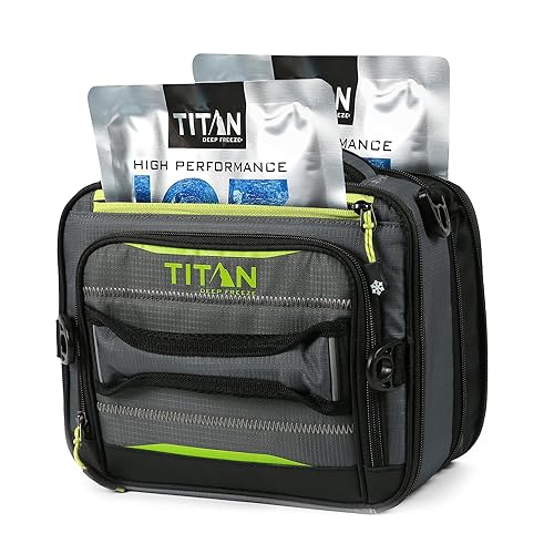 Frigorífico Expansible y Aislado Horizontal para Almuerzo, Titan Deep Freeze, Zona Ártica, Gris