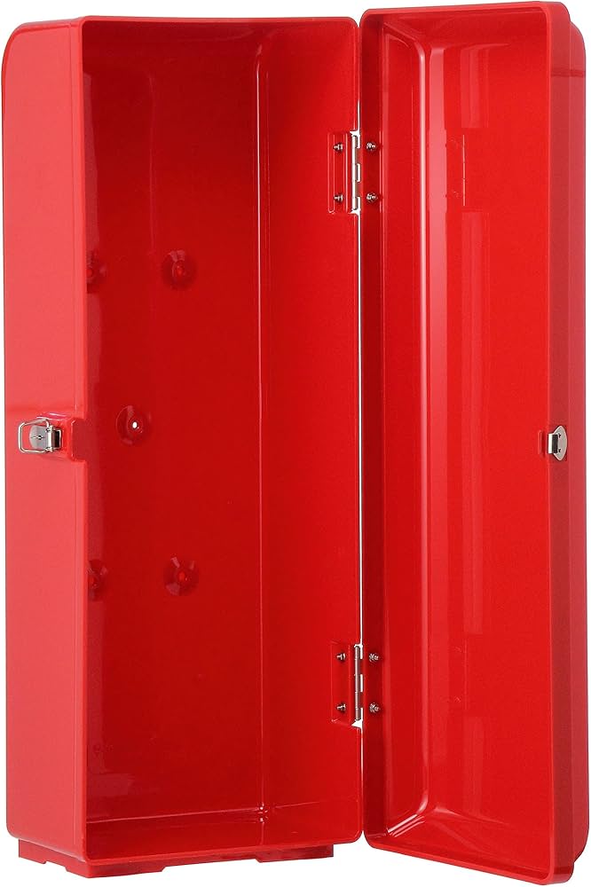 Amazon.co.jp: 加納化成 消火器格納箱プラスチック(ポリカ)製