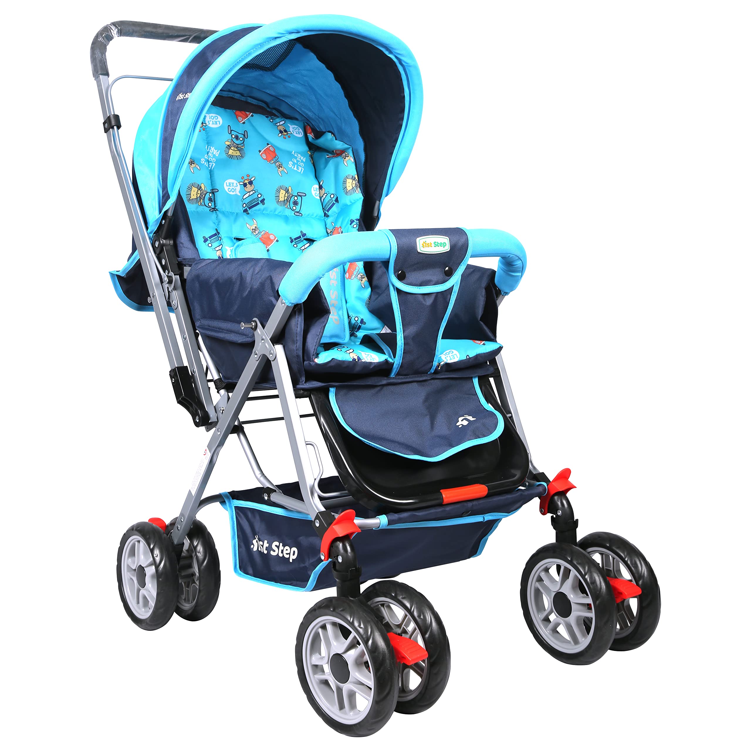 1st Step Yoyo Baby Stroller with 5 Point Safety Harness and Reversible Handlebar Stroller for Baby|Kids|Infants|New Born|Boys|Girls of 0 to 3 Years|Capacity 15kg (Mint Green)-image-25