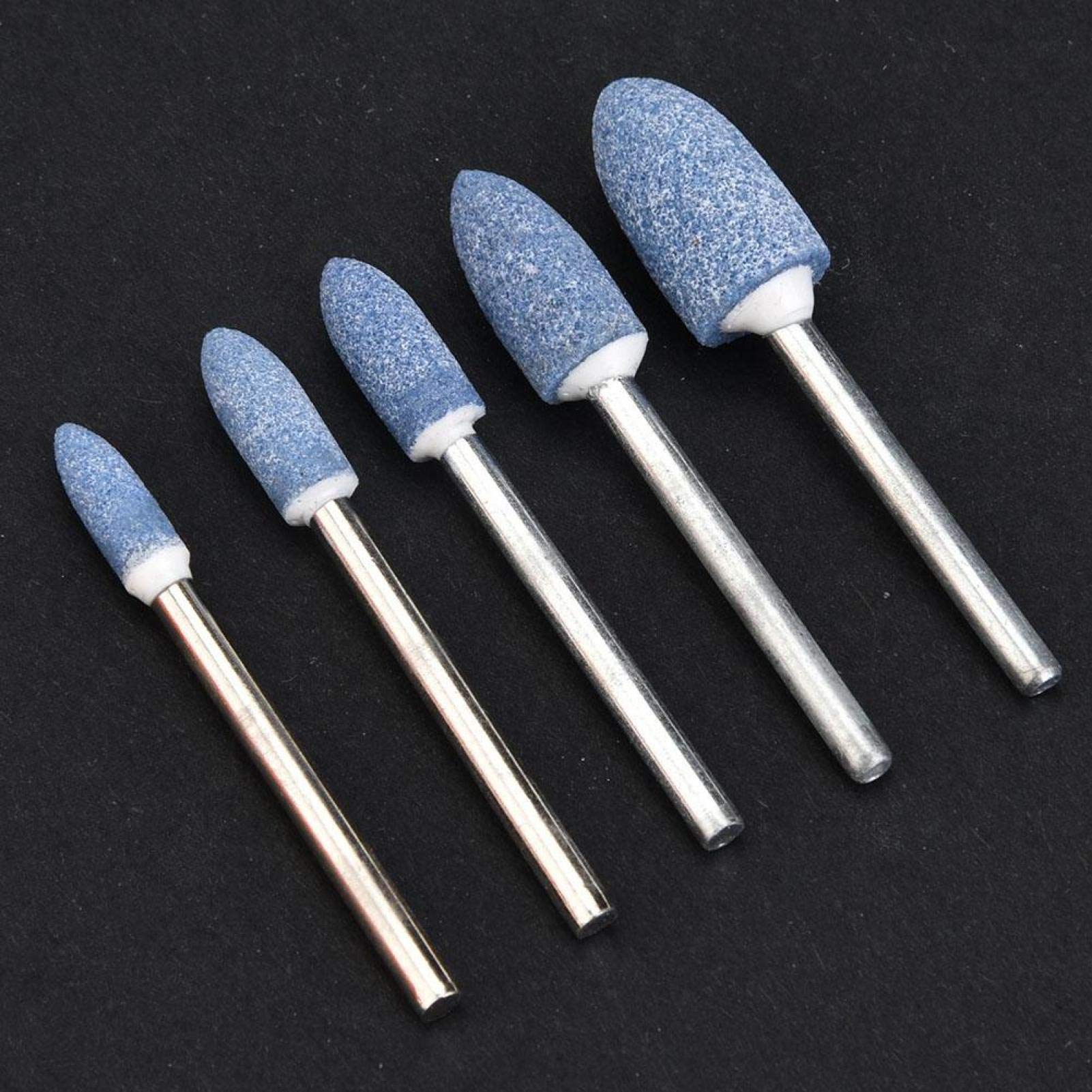 Set 60 Teste Levigatura E Lucidatura - Punte Abrasive Per Trapano Con Codolo 1/8