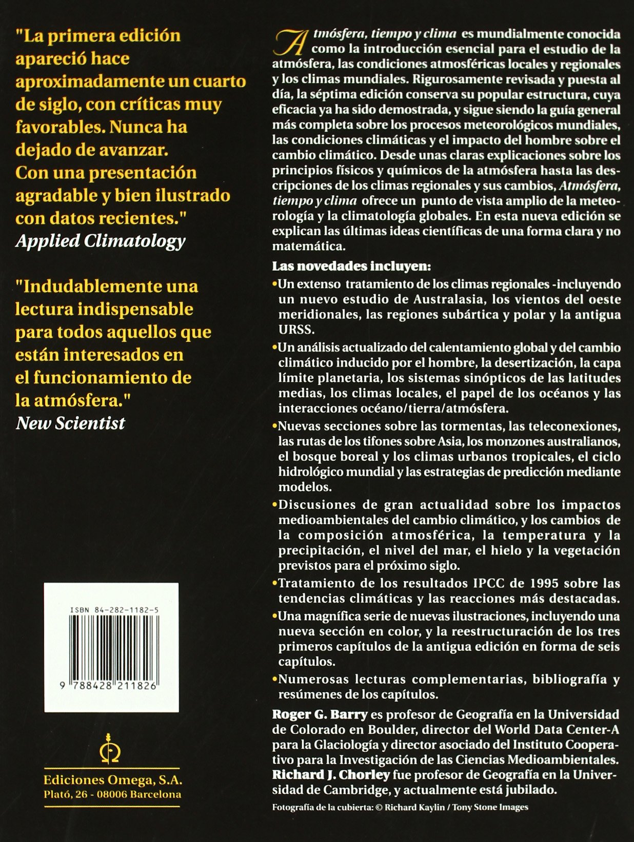 ATMOSFERA,TIEMPO Y CLIMA, 7/ED. (GEOGRAFÍA Y GEOLOGÍA-GEOGRAFÍA FÍSICA)