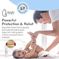Vista 2 de Oeight Diaper Rash Cream Forte, fórmula dermatológicamente probada e hipoalergénica para la piel del bebé con ingredientes activos 100% naturales
