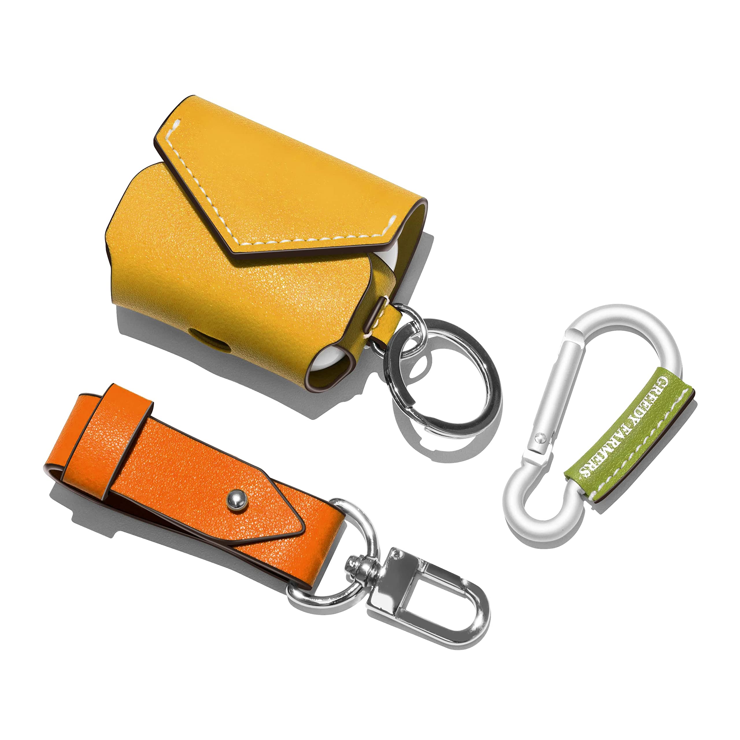 Amazon | GreedyFarmers AirPods Pro ケース セット、カラビナと