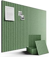 Vista 75 de FLUXYNARA - Tablero de anuncios de fieltro 48 x 36 pulgadas, alternativa al corcho, paquete de 12, 70 lengüetas adhesivas, panel de pared grueso