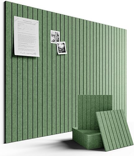 Miniatura 75 de FLUXYNARA - Tablero de anuncios de fieltro 48 x 36 pulgadas, alternativa al corcho, paquete de 12, 70 lengüetas adhesivas, panel de pared grueso