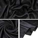 35'' Large Satin Head Scarf, Pirate Bandana, Silk Hair Wrap for Women and Men - Sleeping Accessory