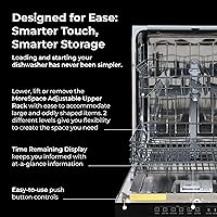 Vista 5 de Kenmore 22-14589 24" Built-In Dishwasher - UltraWash, SmartWash, Sanitize Rinse, SmartDry, and Leak Detection - 14 Place Settings - 57 DBA - ENERGY