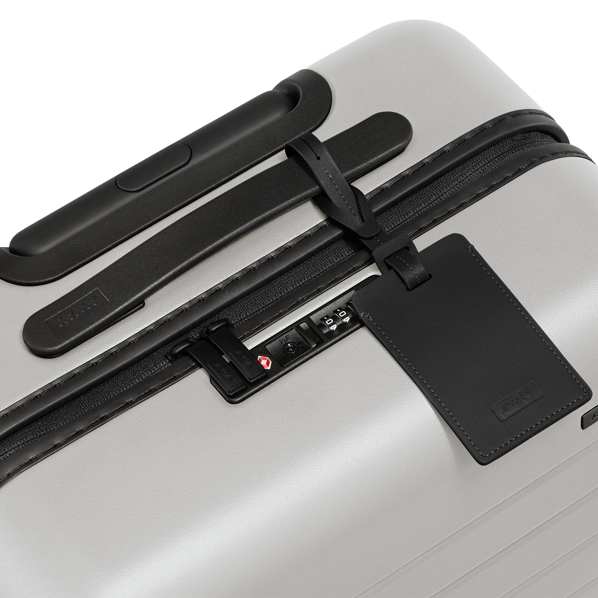 Away Bigger Carry-On Luggage, Lightweight Hardside Large Suitcase with Spinner Wheels, TSA Lock, Airline Approved, Cloud Gray