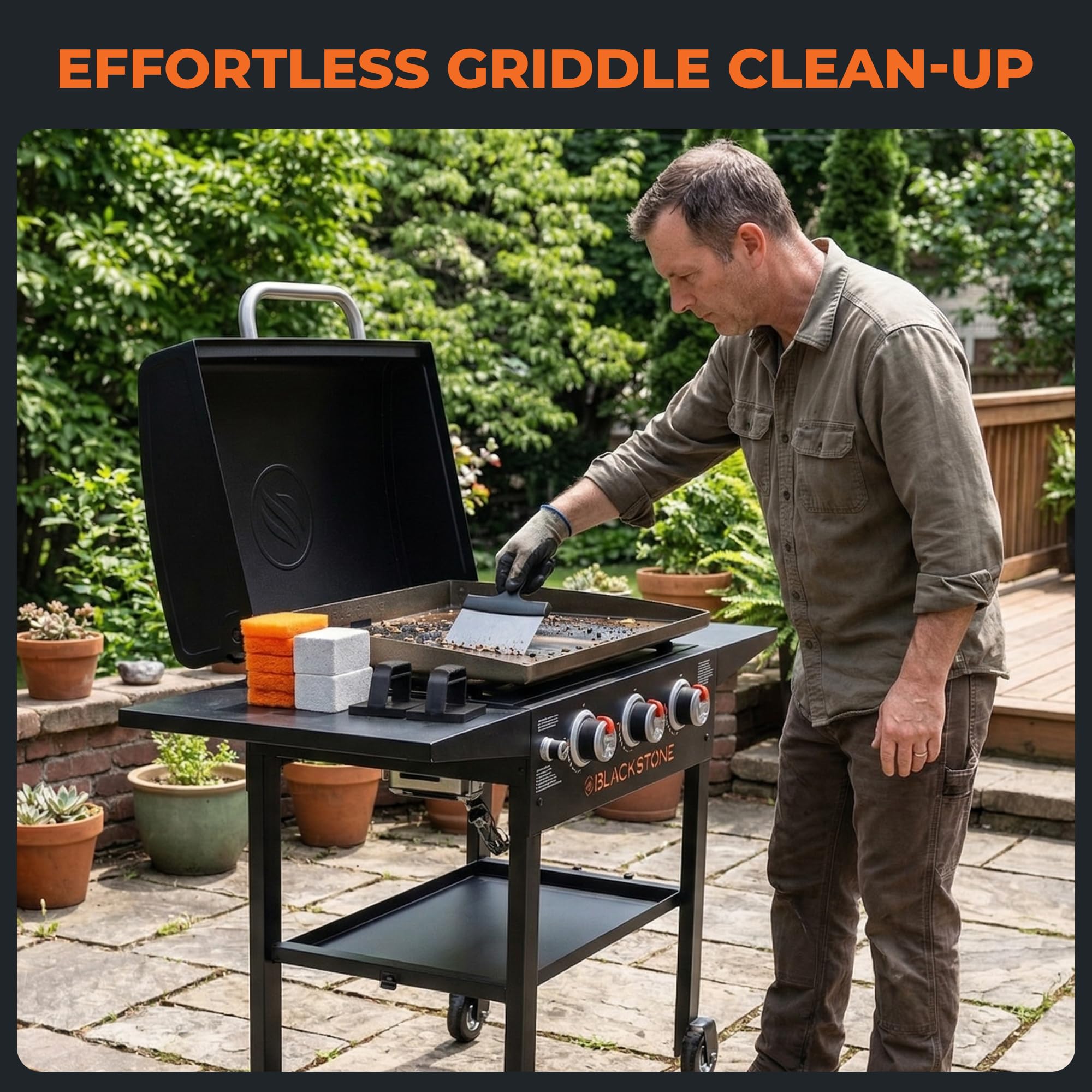 Griddle Buddy Kit de limpieza de plancha