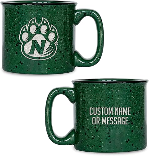 Miniatura 176 de Rico Industries NCAA Utah Utes - Taza de café personalizada de 12 onzas con logotipo grabado con láser profundo, taza de cerámica para acampar con