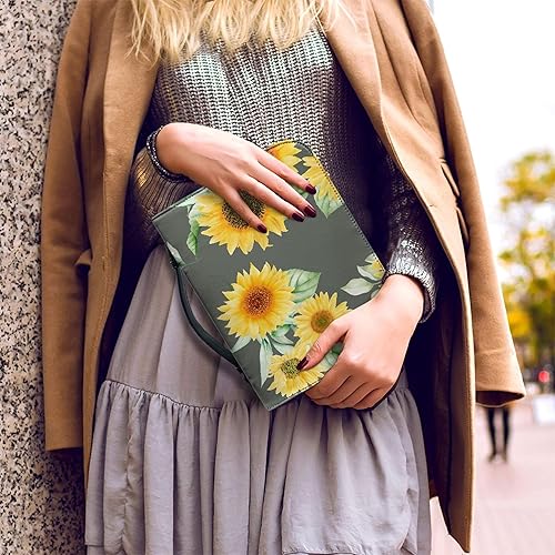 Miniatura 4 de Fundas florales para la Biblia para mujeres y niñas, funda de la Biblia de girasol, extra grande con cremallera y asa, bolsa organizadora de