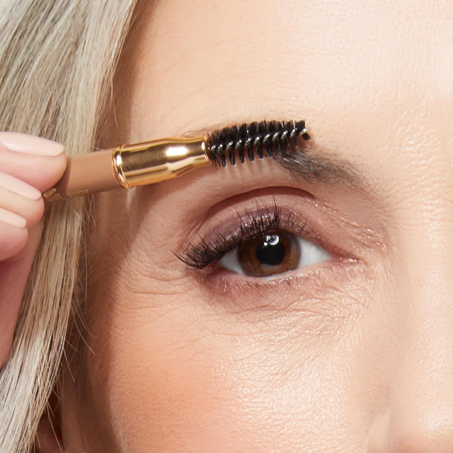 LAURA GELLER NEW YORK Bravo Brows Soft Pencil and Brush, Medium Brown and Cosmetic Pencil Sharpener