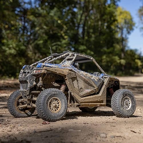 Miniatura 4 de Losi Camión RC 110 RZR Rey 4 ruedas Tracción sin escobillas Batería lista para funcionar y cargador no incluidos Polaris LOS03029T1 Camiones