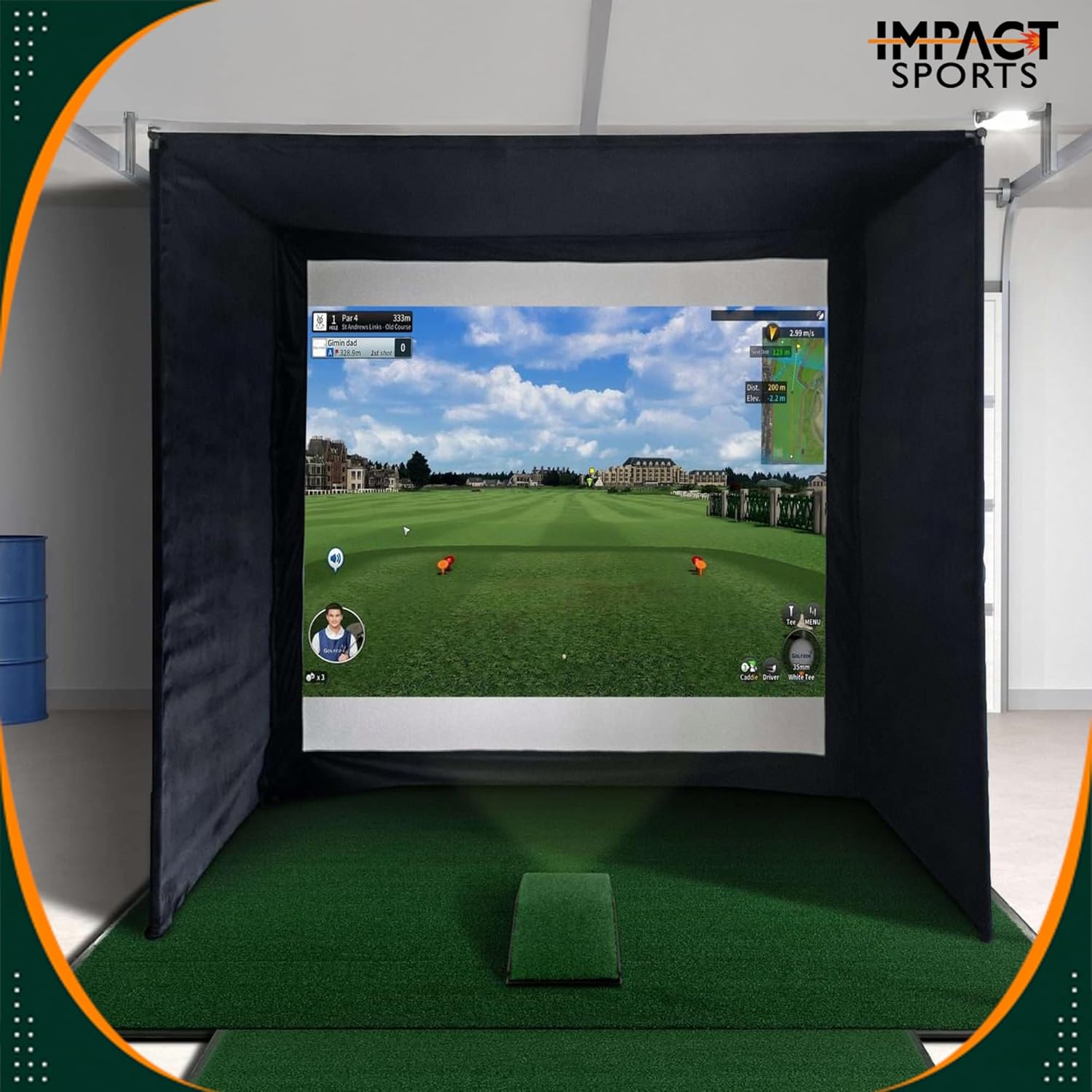 DIY Golf Simulator Enclosure – Integrated Home Golf Simulator Setup for Golfers