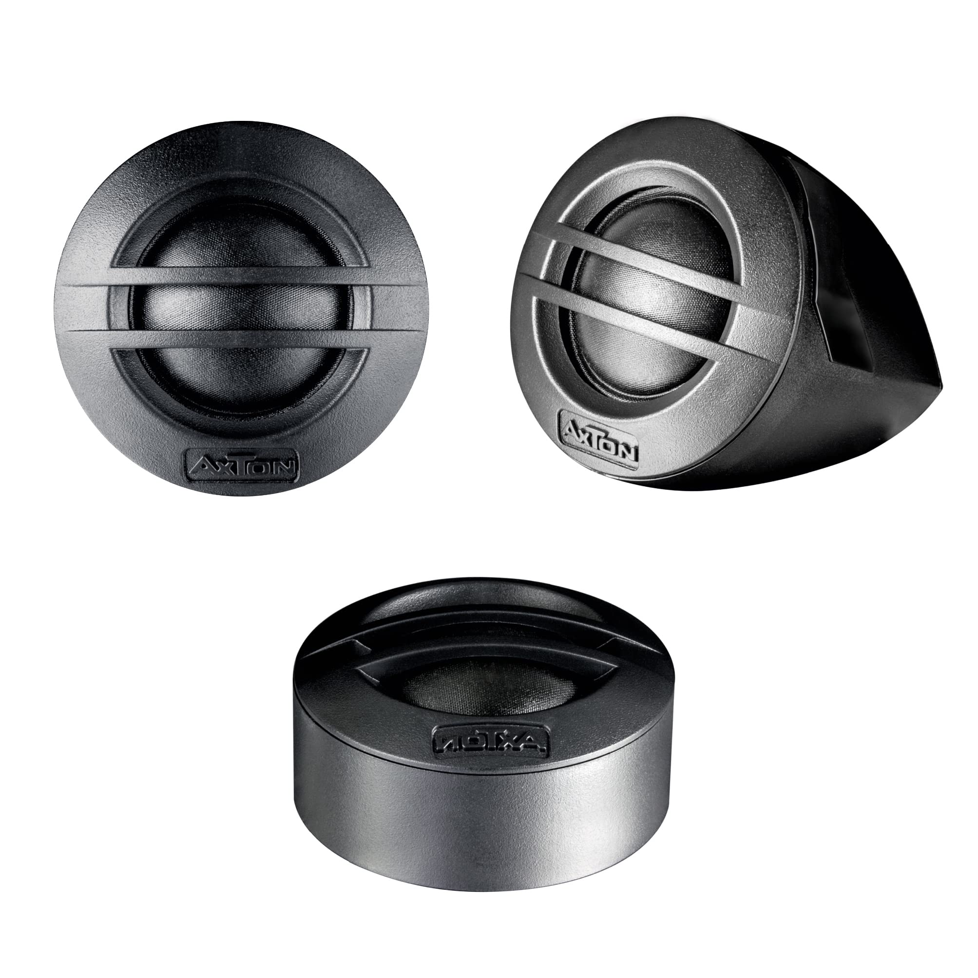 AXTON AE146 Ovaal 4 x 6 inch / 10 x 15 cm 2-weg coaxiaal systeem, auto ovale luidspreker voor voor- of achterkant, geluidssysteem met 100 watt, ook geschikt voor campers, 1 paar