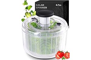 BASSWOOD Electric 4.7 Quart Capacity Pump Spin Dryer