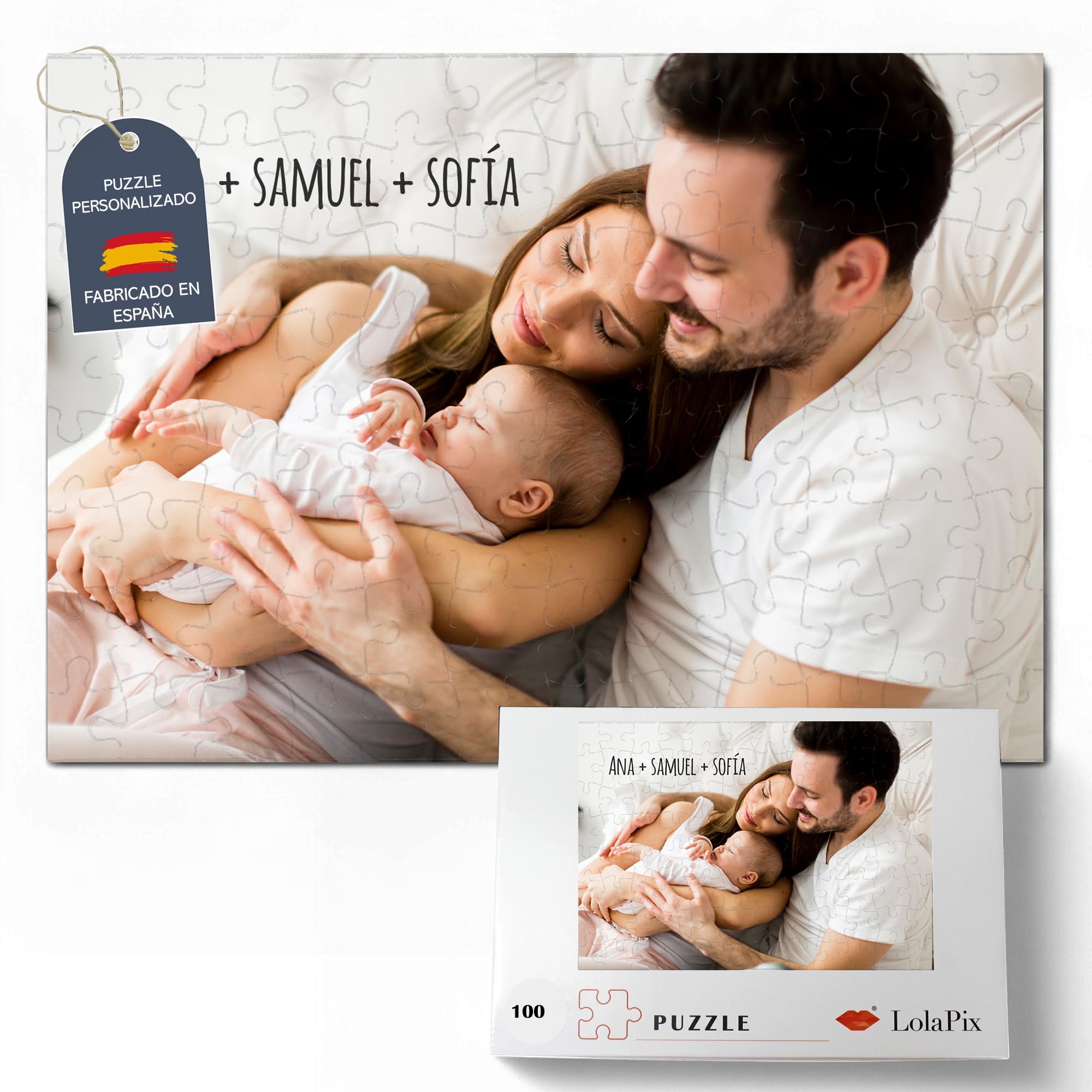 Puzzle Personalizado con Foto 500/1000 Piezas 68x48CM. Puzzles Personalizados con Fotos y Texto. Rompecabezas Personalizado Adultos y Niños. Regalo Día de la Madre. Regalos Originales Mujer y Hombre. — view 9