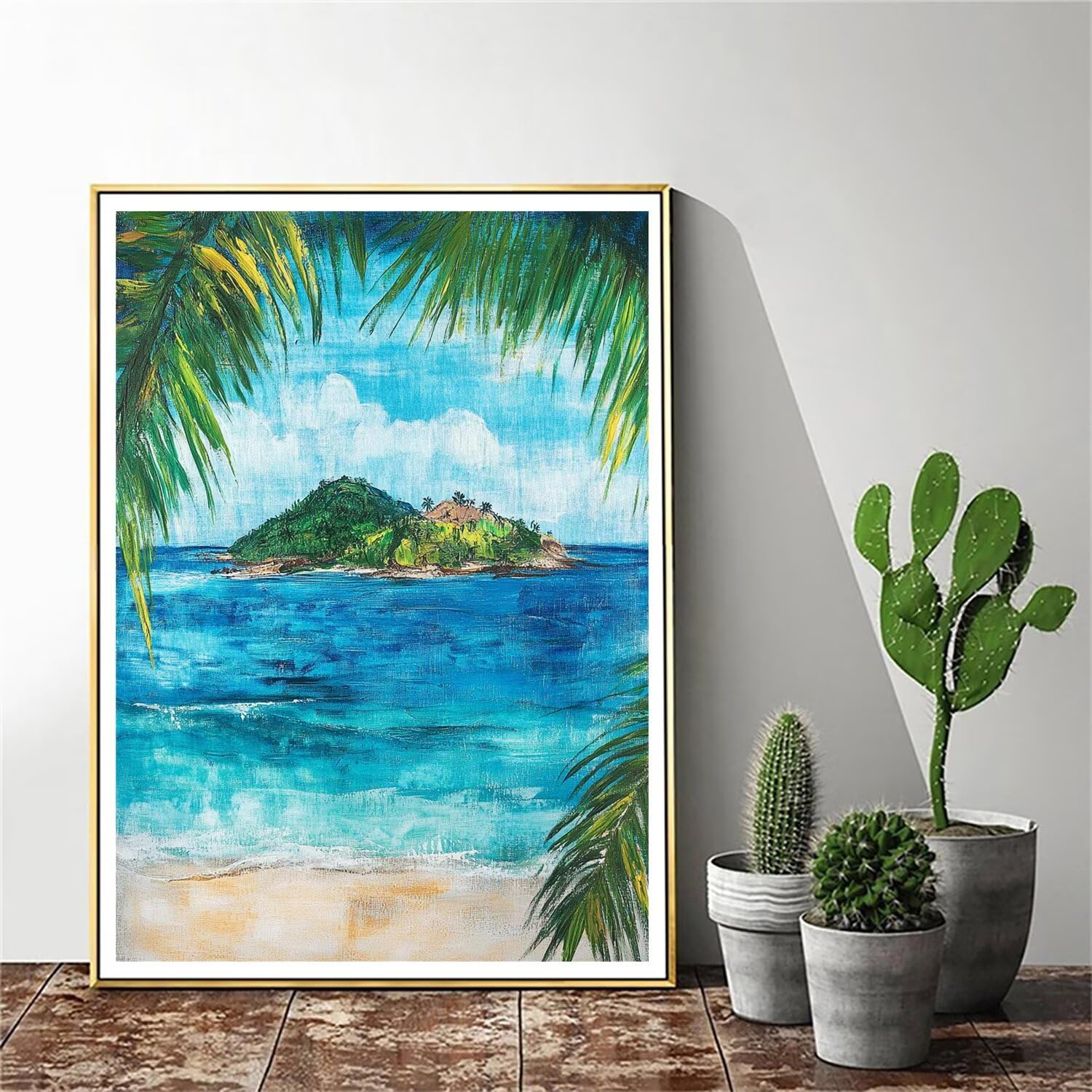 Pintar por Numeros Adultos pintar por numeros niños manualidades niños 10 años, DIY Pintar por Números de Pincel y Pintura acrílica Decoraciones para el Hogar Manualidades, sin Marco 60x80cm C-24